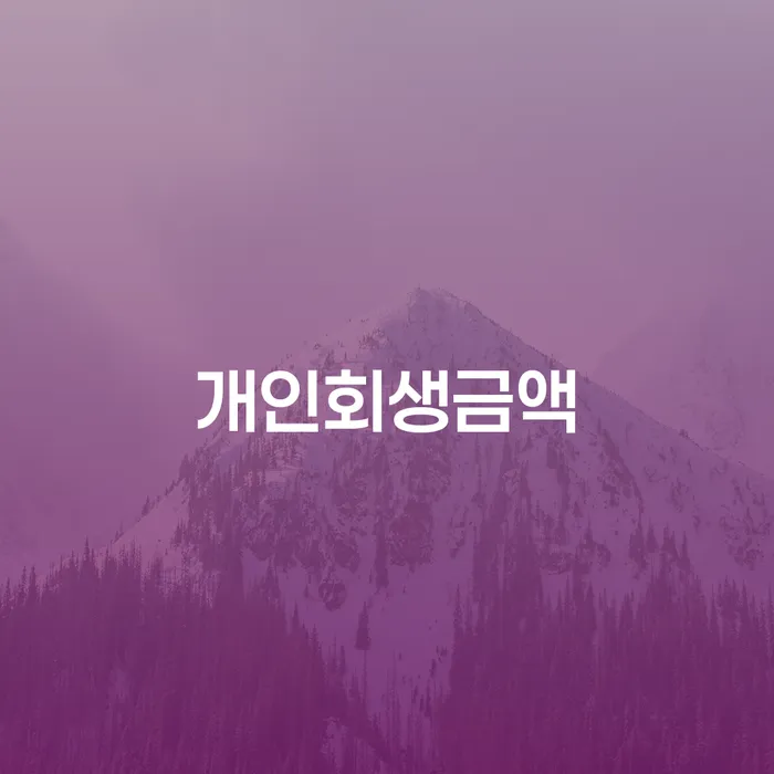 개인회생변제기간 연체 채무 신속해결방법 법무사추천