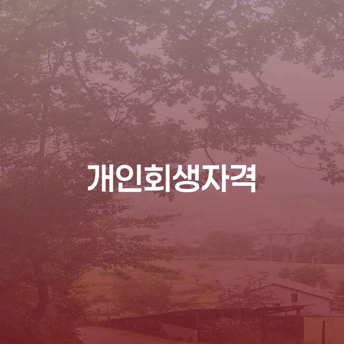 천안시 파산면책 개인파산 검토하여